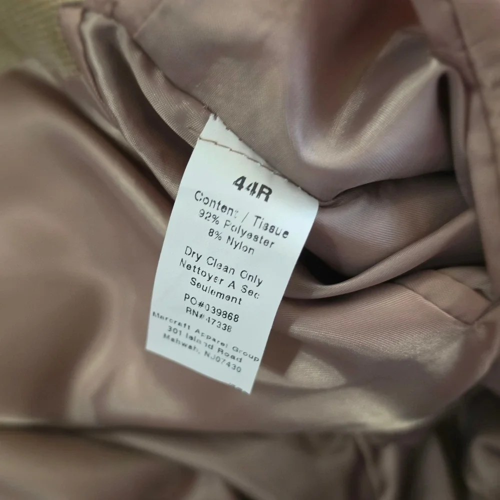 PRONTO UOMO Corduroy Blazer Mens 44R Tan Two Button Sport Coat Jacket